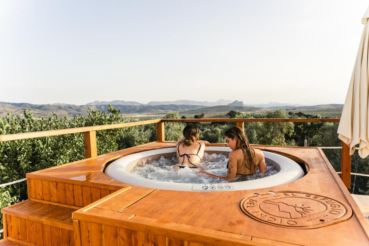Alojamiento Rural Con Jacuzzi Privado Malaga Bagian luar foto